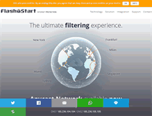 Tablet Screenshot of flashstart.com